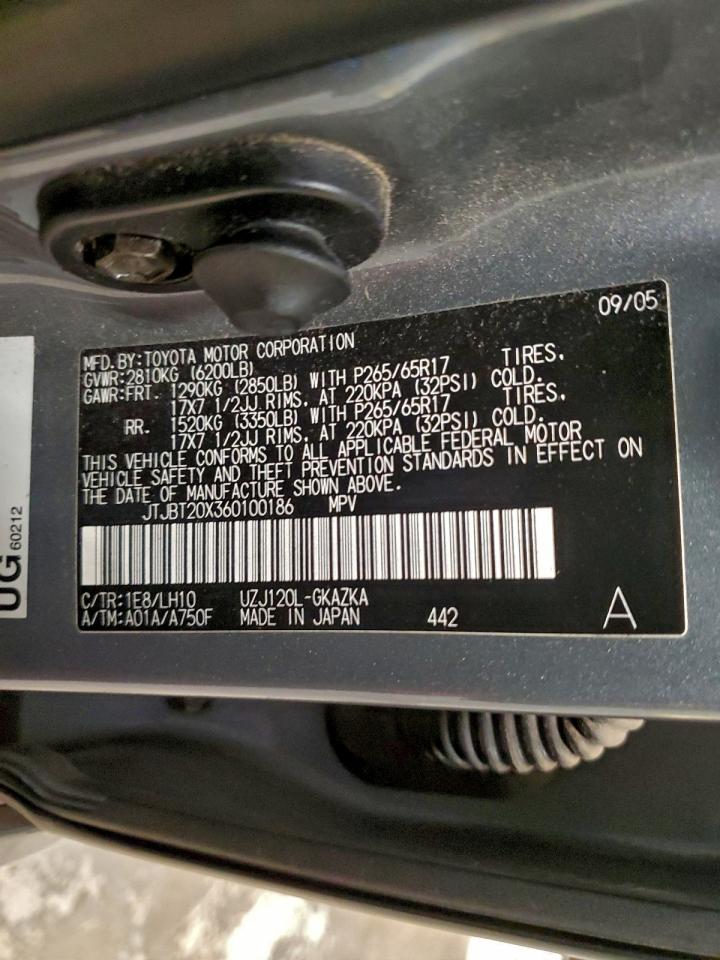 2006 LEXUS GX 470 photo 40