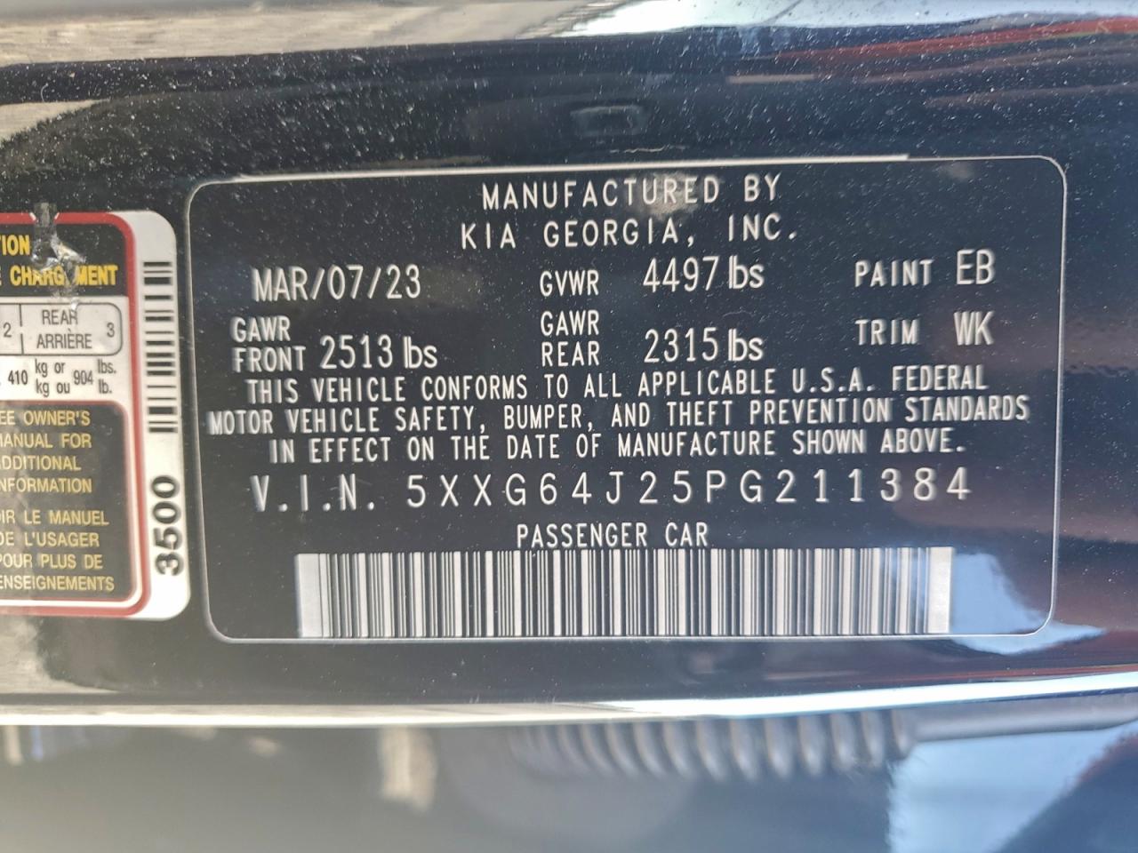 2023 KIA K5 GT LINE photo 23