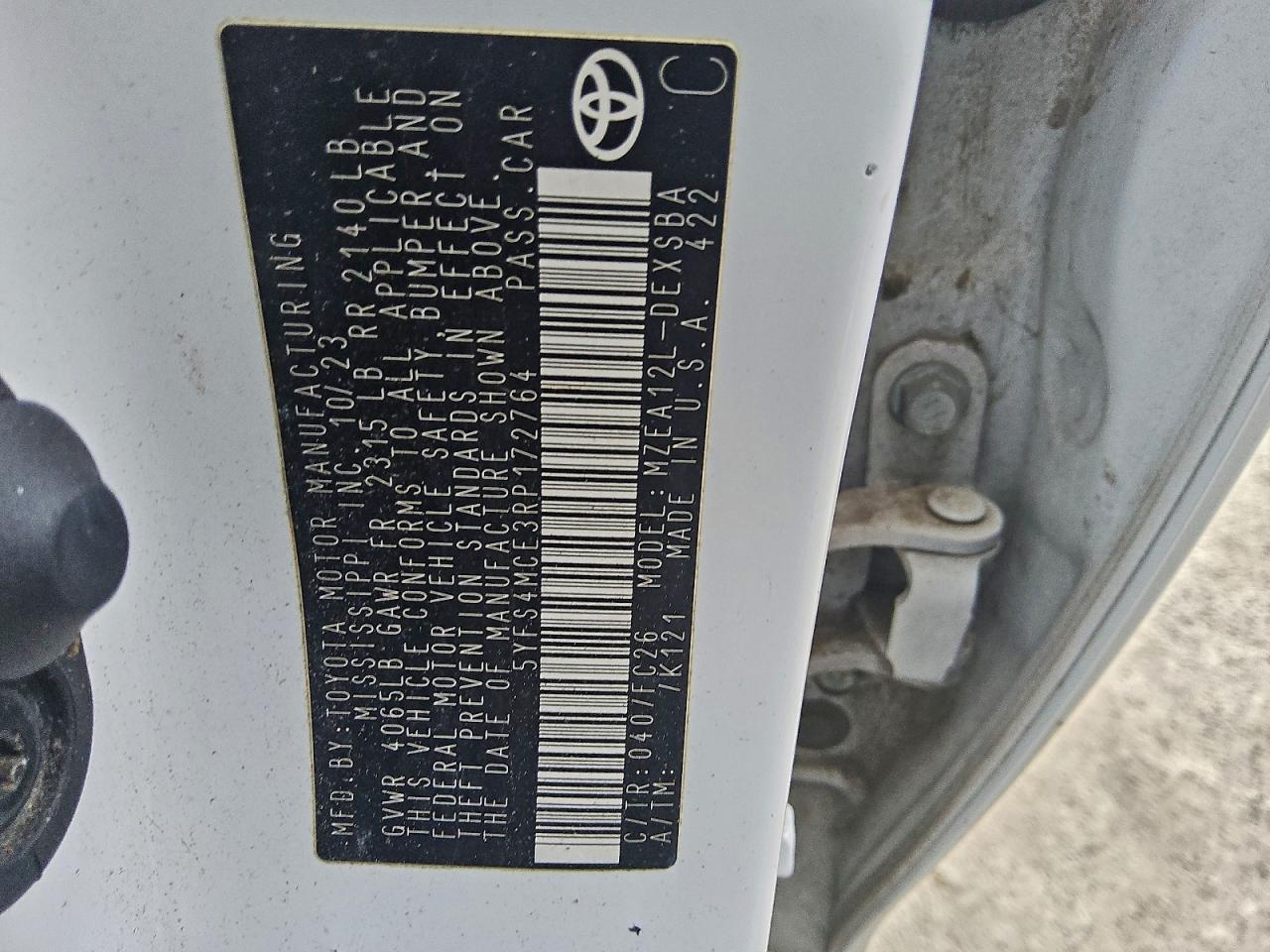2024 TOYOTA COROLLA SE photo 23
