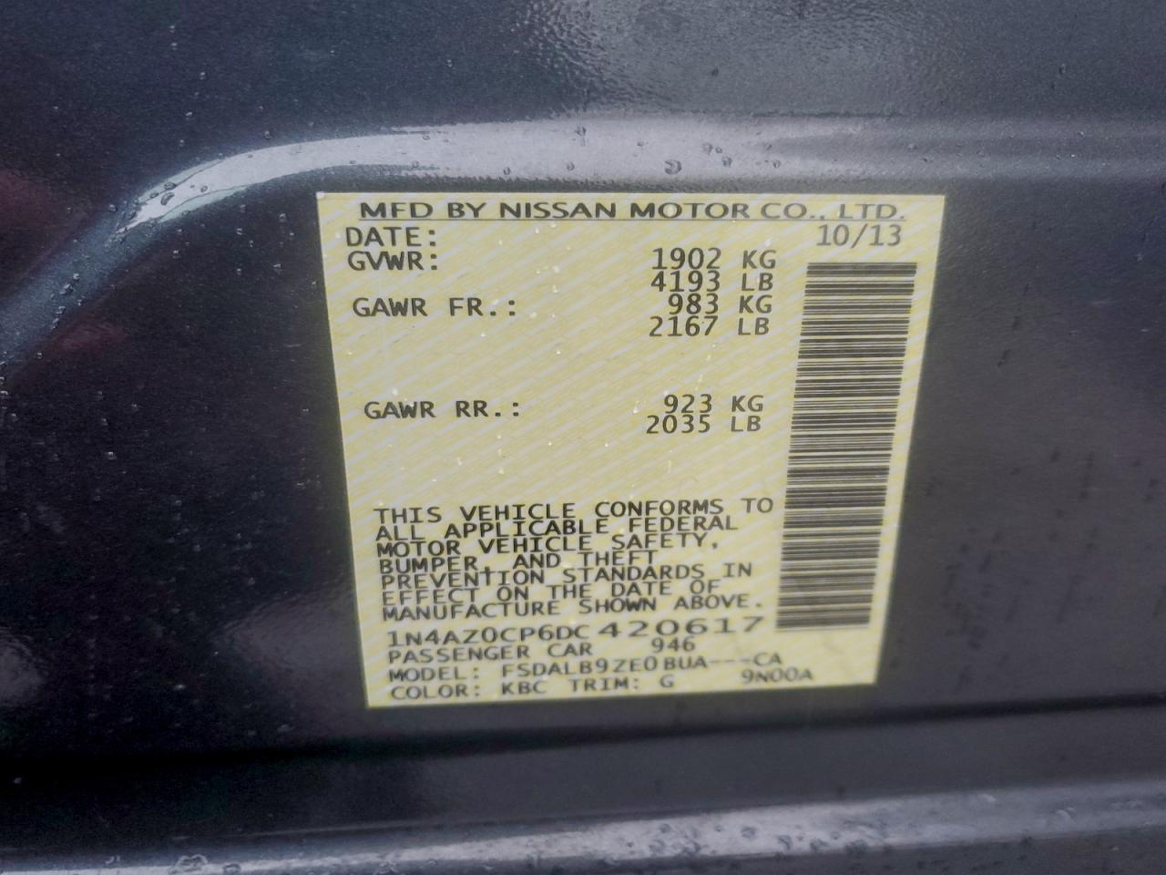 2013 NISSAN LEAF S photo 27