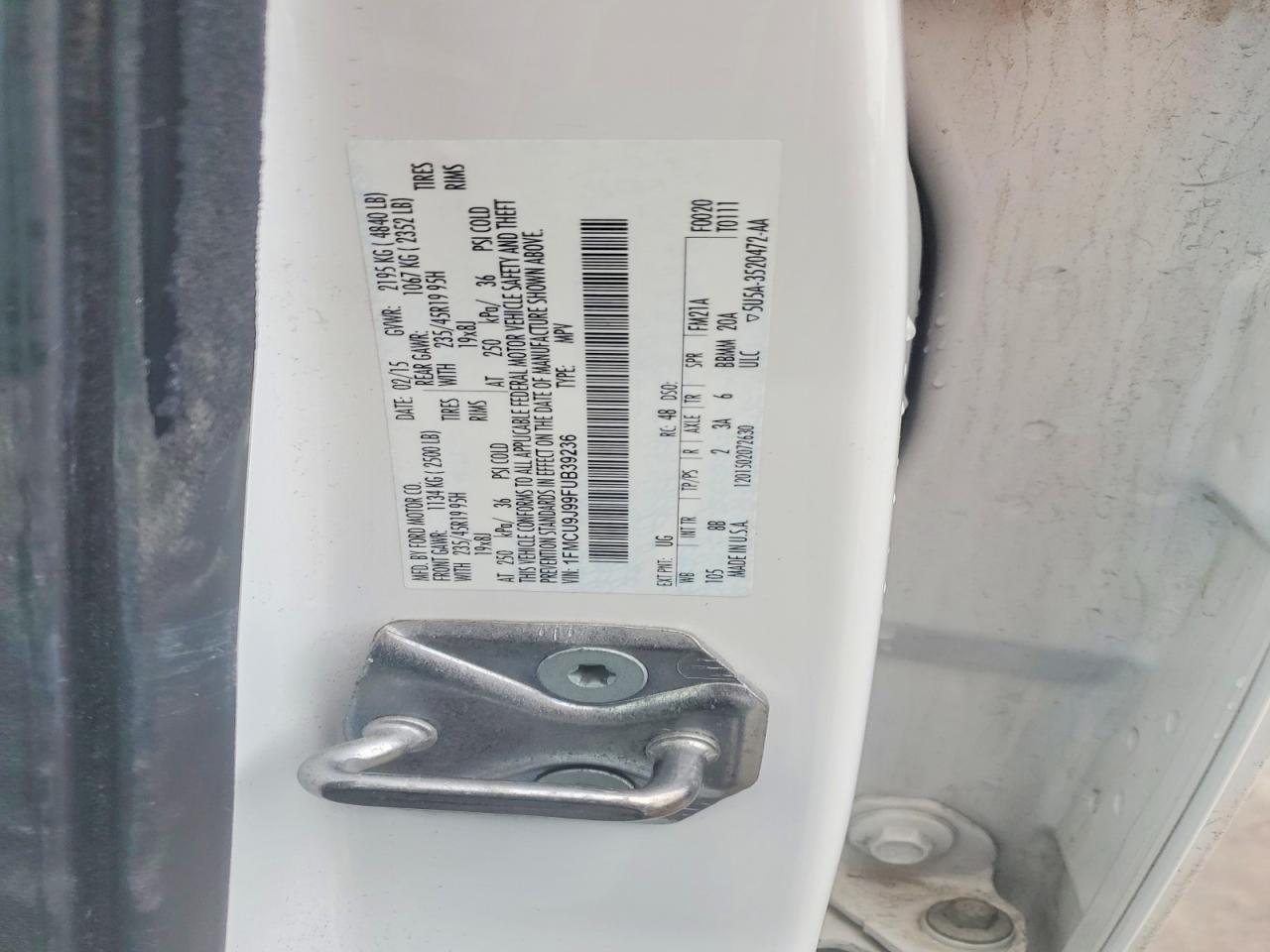 2015 FORD ESCAPE TITANIUM photo 23