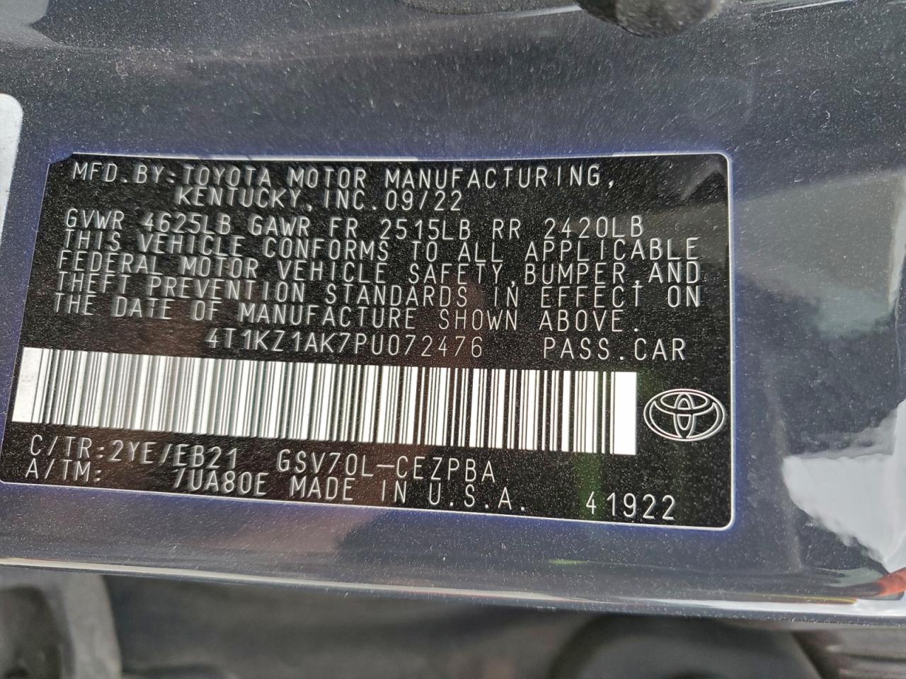 2023 TOYOTA CAMRY TRD photo 13
