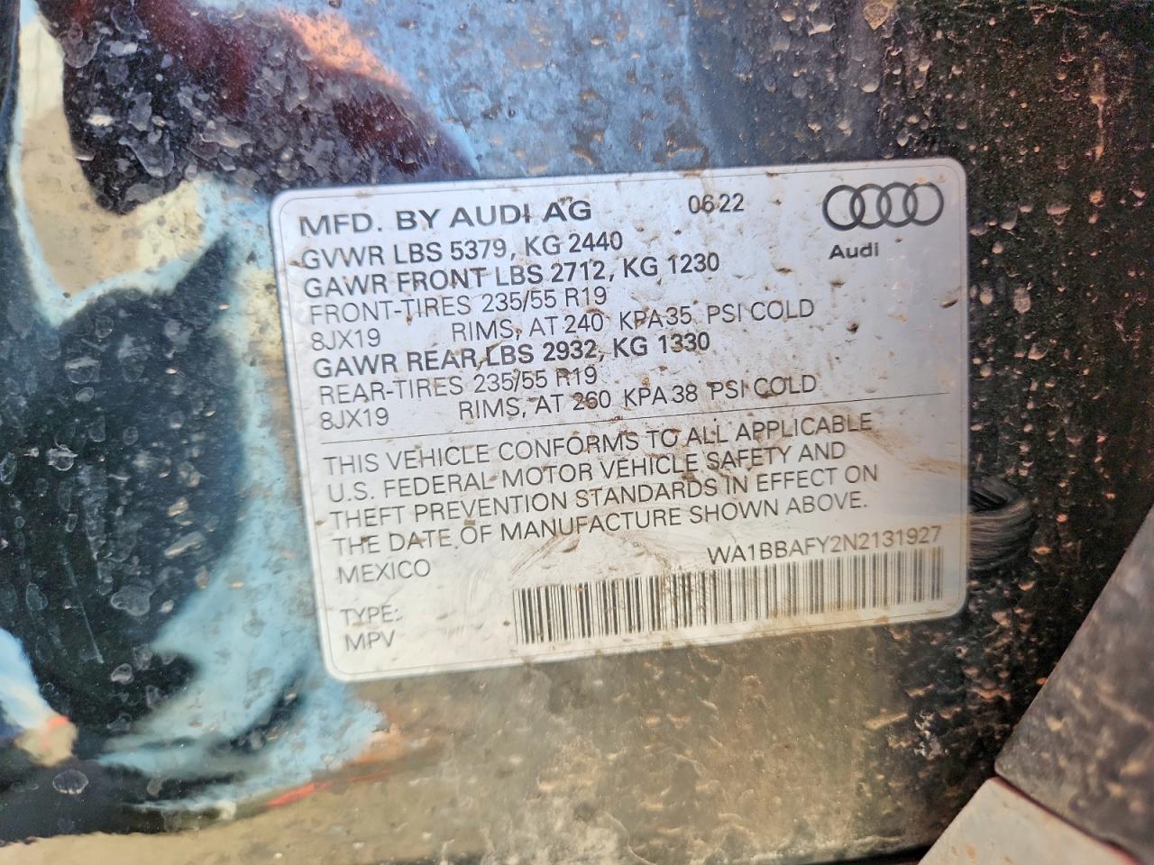 2022 AUDI Q5 PREMIUM PLUS 40 photo 14