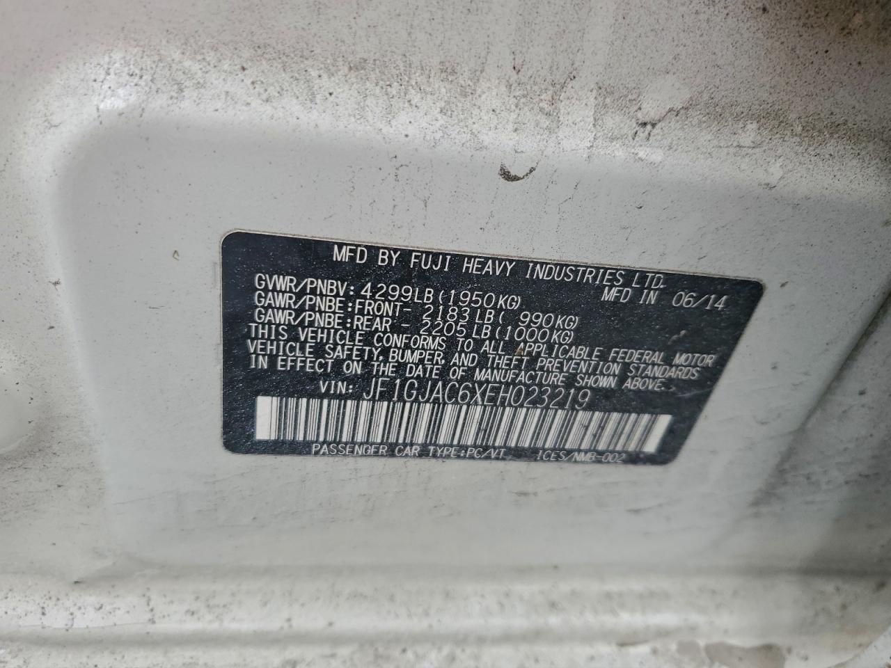 2014 SUBARU IMPREZA PREMIUM photo 23