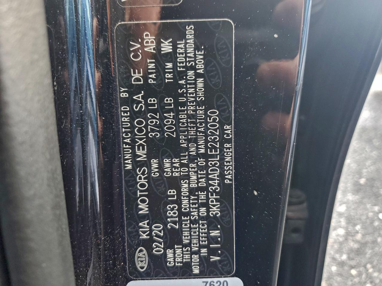 2020 KIA FORTE GT LINE photo 34