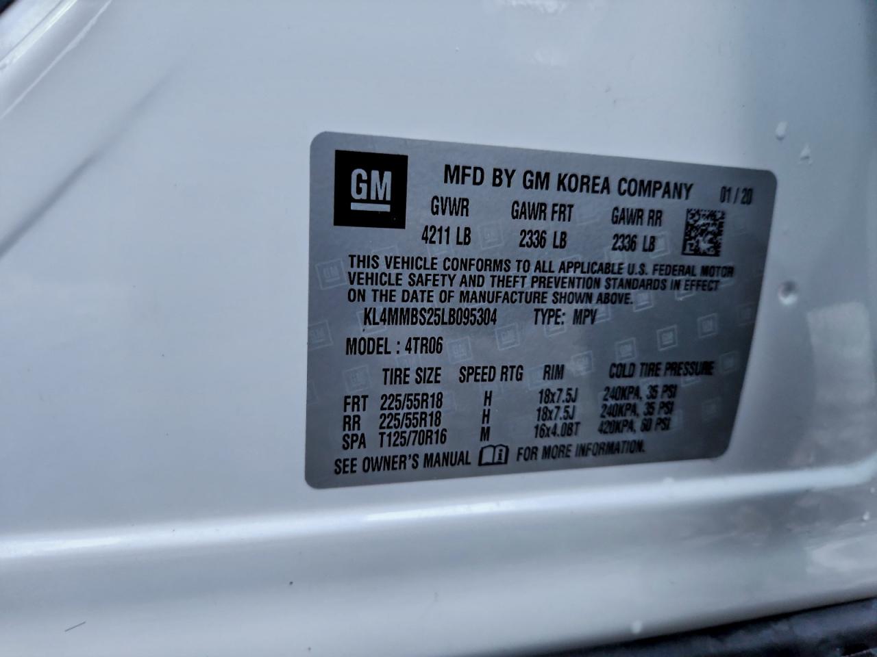 2020 BUICK ENCORE GX PREFERRED photo 14