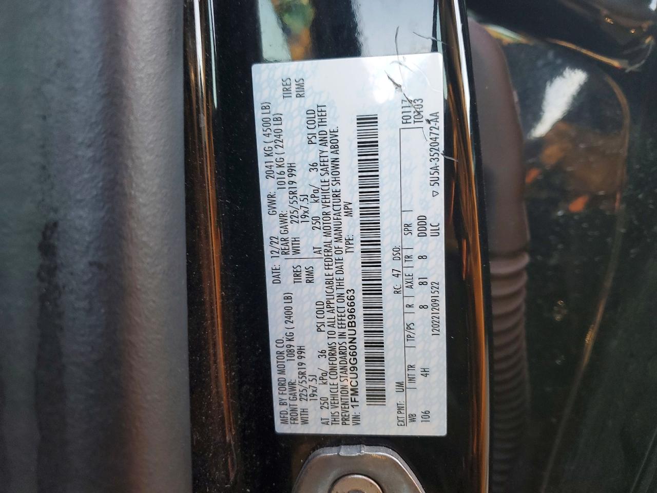 2022 FORD ESCAPE SE photo 12