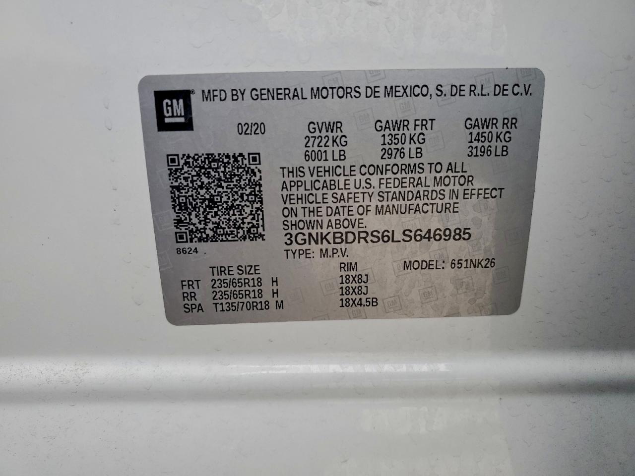 2020 CHEVROLET BLAZER 3LT photo 25