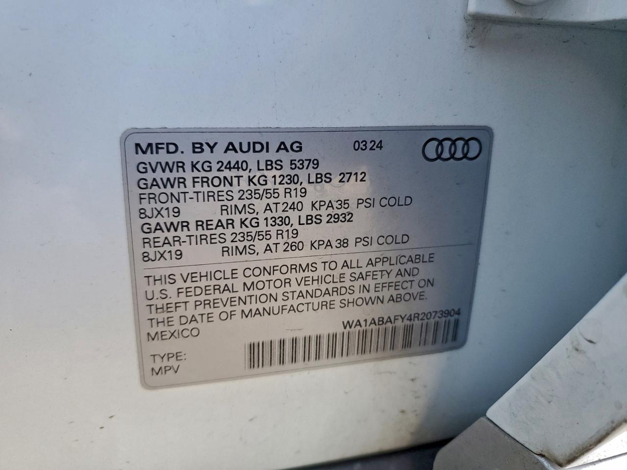2024 AUDI Q5 PREMIUM 40 photo 25