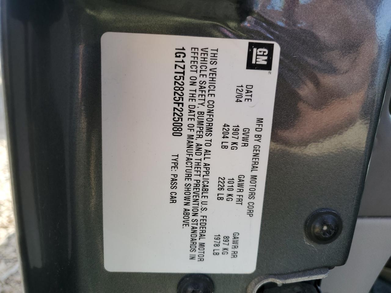 2005 CHEVROLET MALIBU LS photo 12
