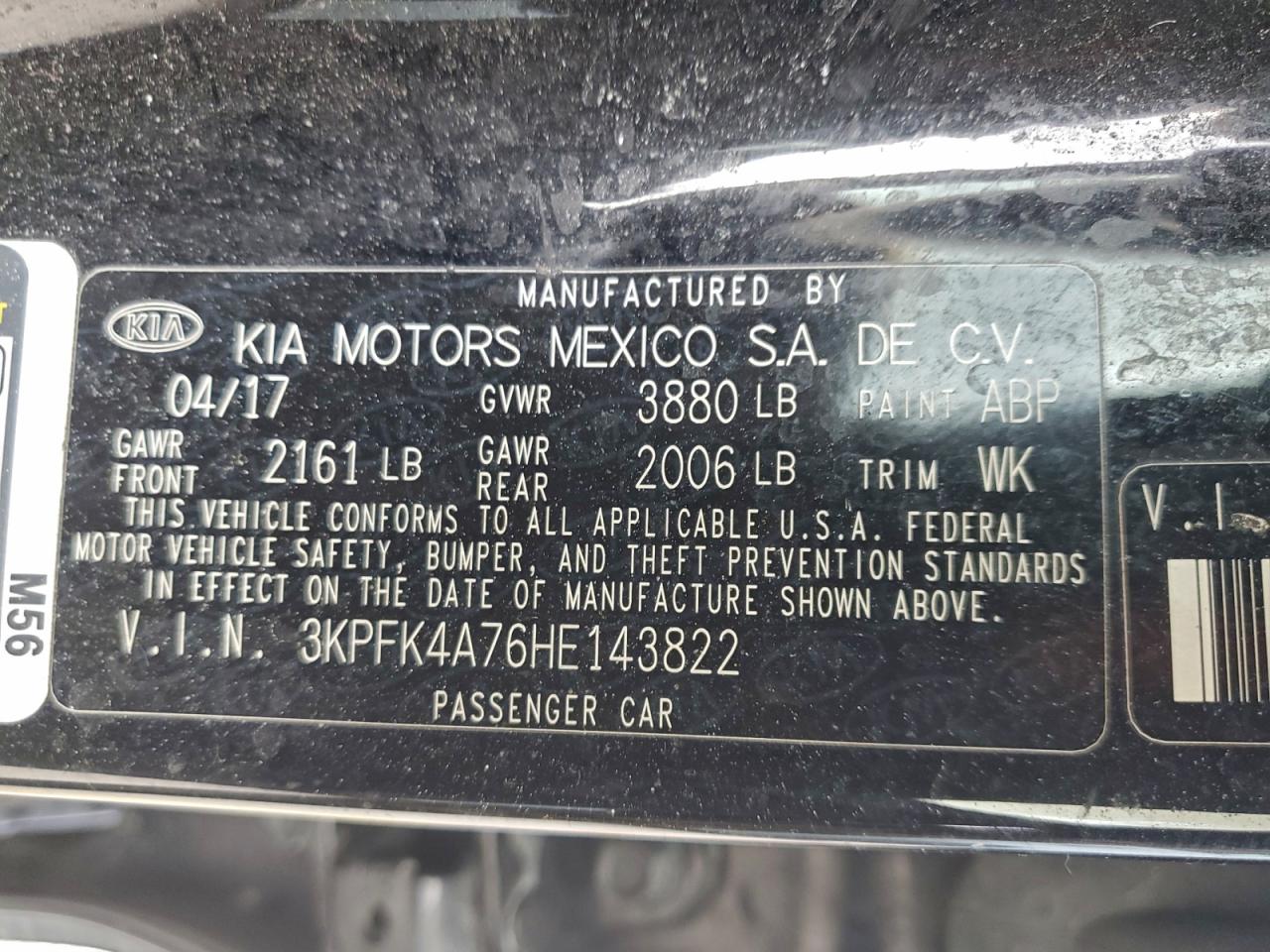2017 KIA FORTE LX photo 23