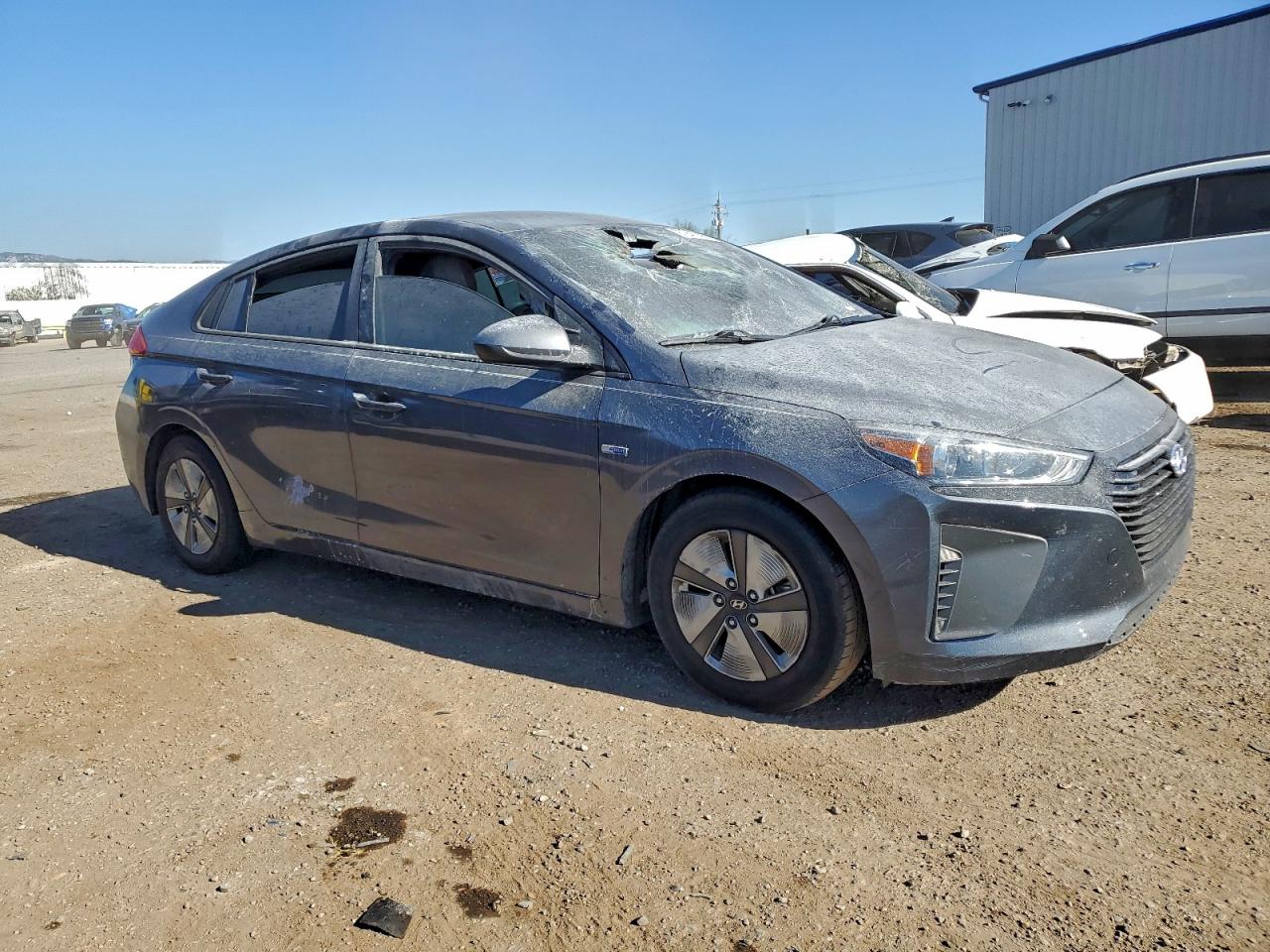 2019 HYUNDAI IONIQ BLUE photo 4