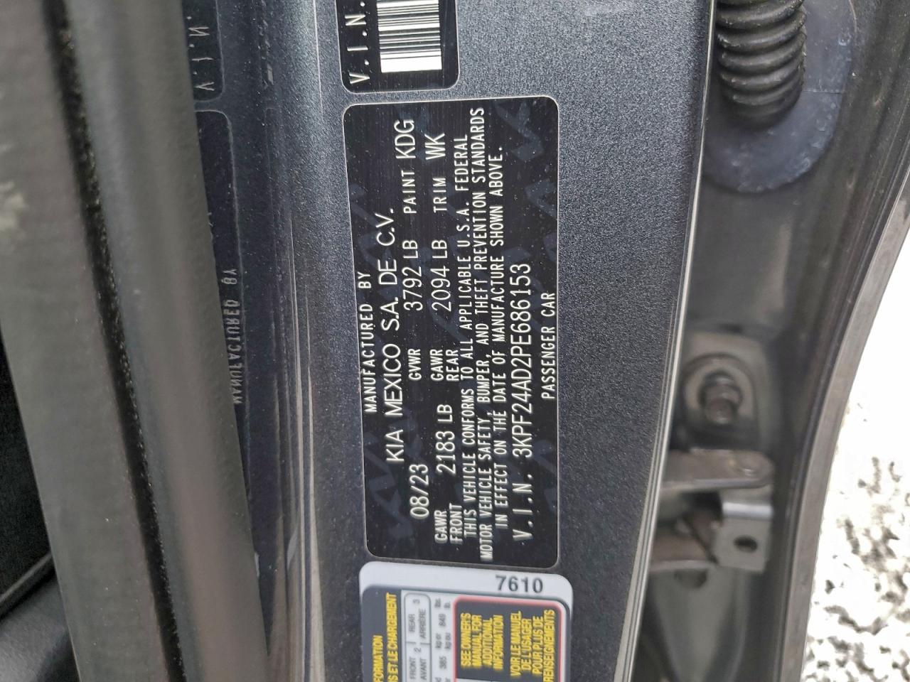 2023 KIA FORTE LX photo 34