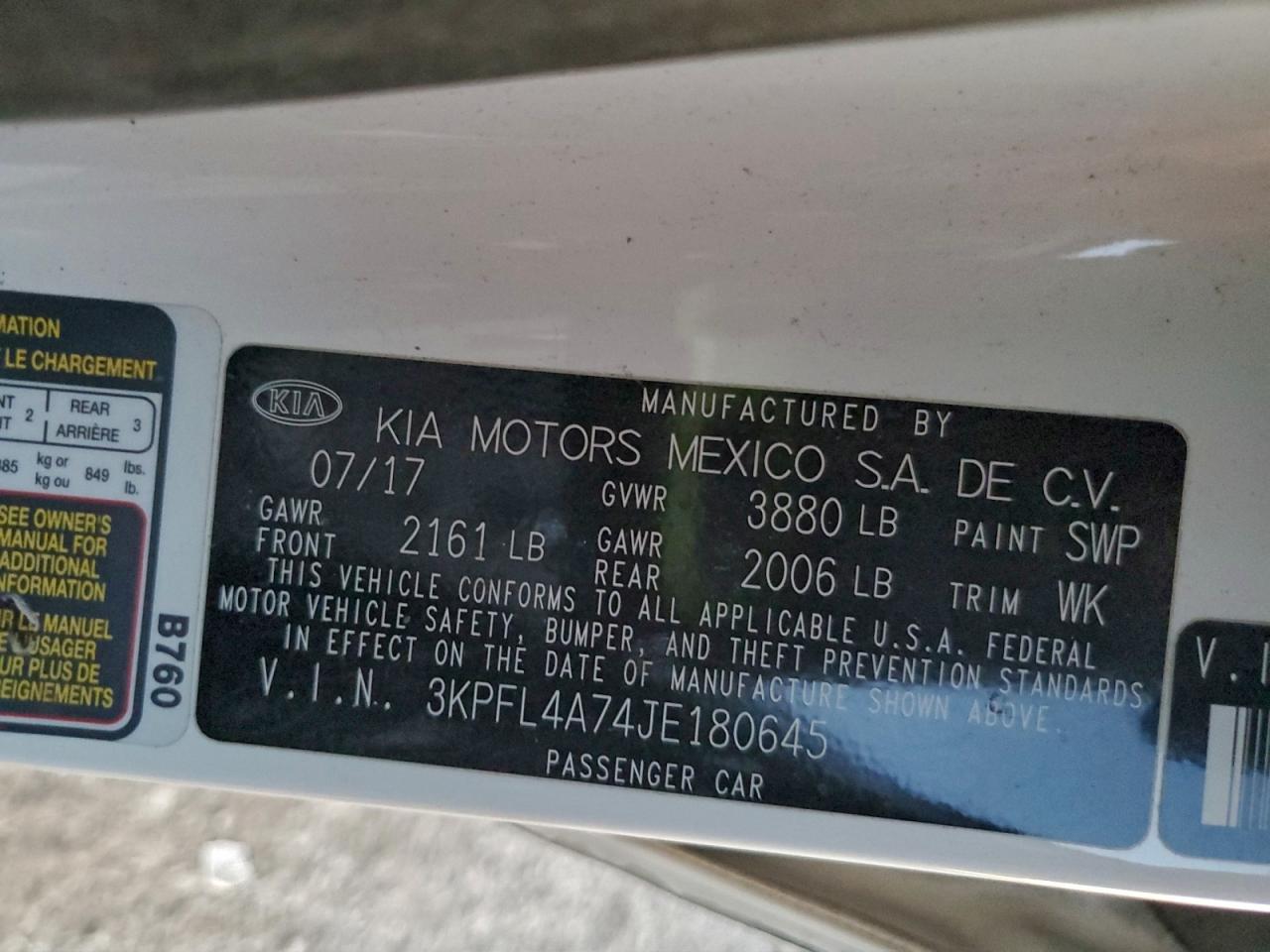 2018 KIA FORTE LX photo 25