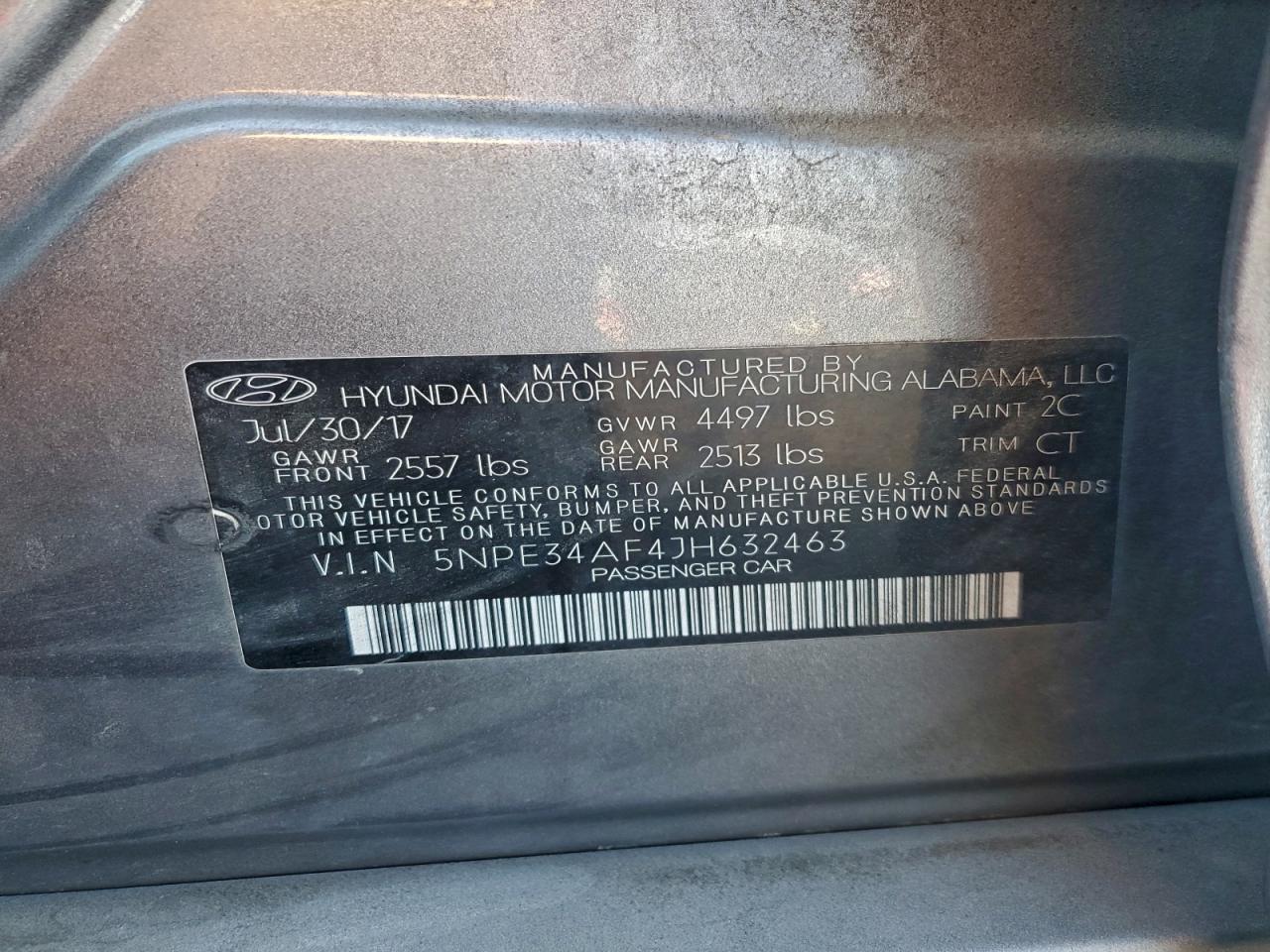 2018 HYUNDAI SONATA SPORT photo 34