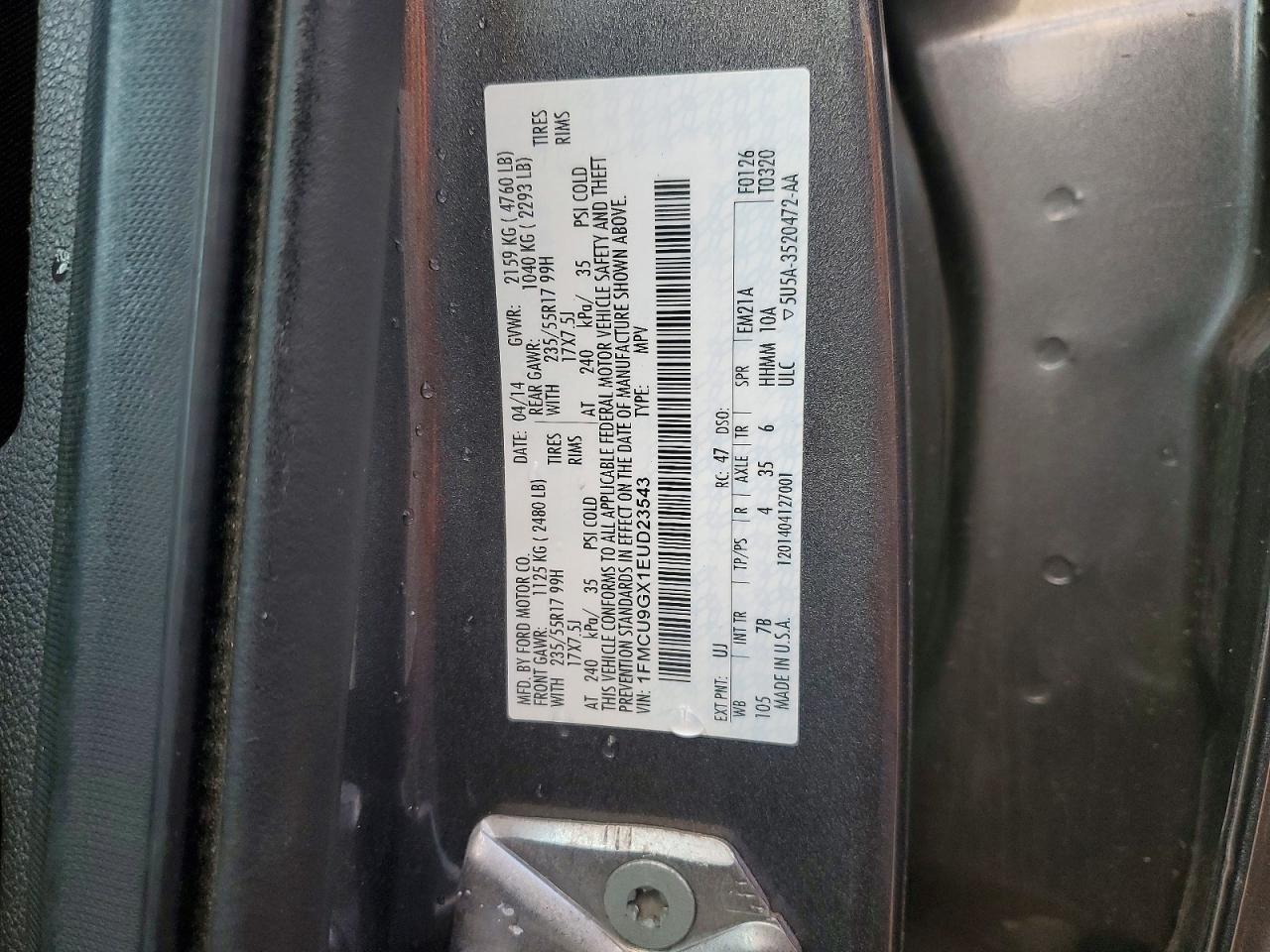 2014 FORD ESCAPE SE photo 25