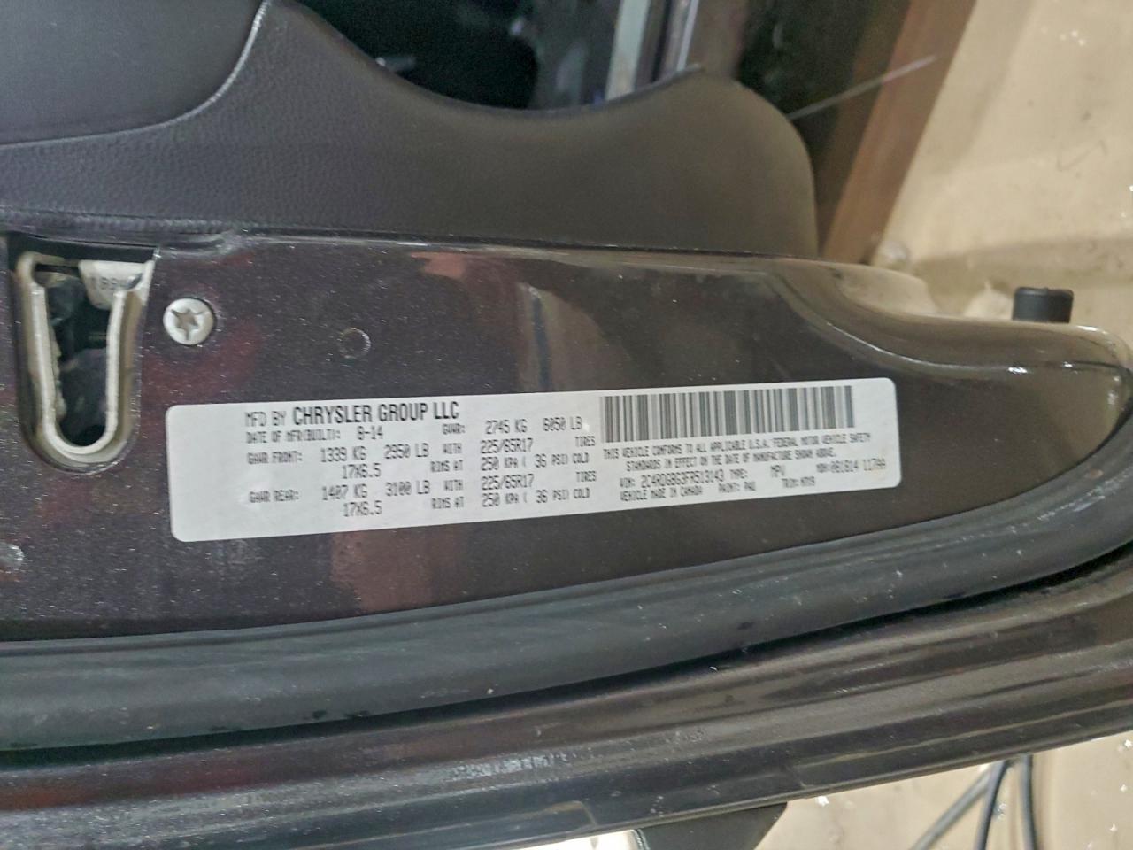 2015 DODGE GRAND CARAVAN SE photo 25