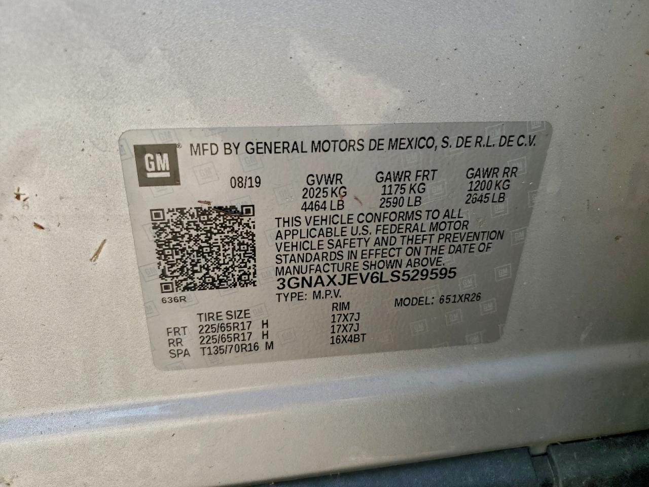 2020 CHEVROLET EQUINOX LT photo 34