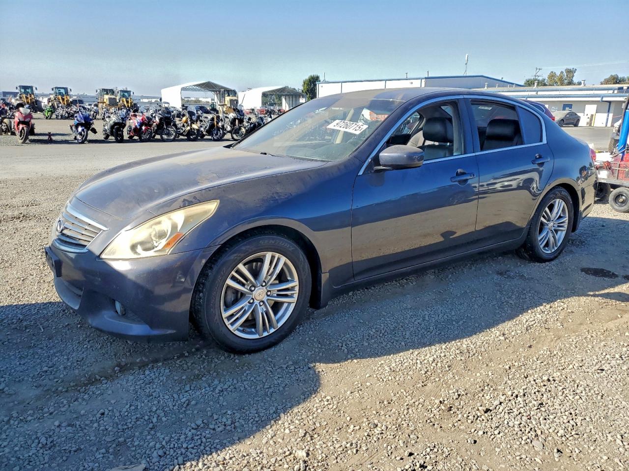 2013 INFINITI G37 BASE — FRONT END damage — photo 1
