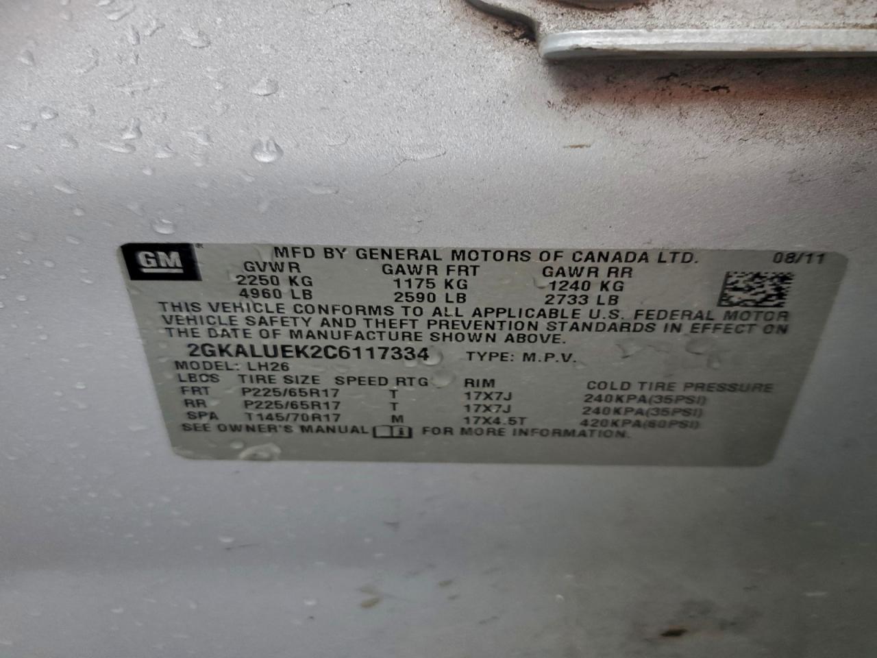 2012 GMC TERRAIN SLT photo 40