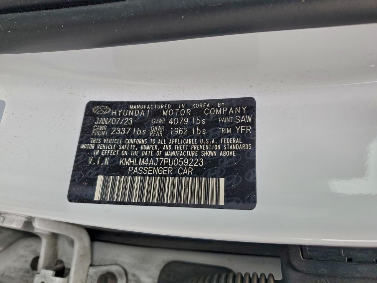 2023 HYUNDAI ELANTRA BLUE photo 13