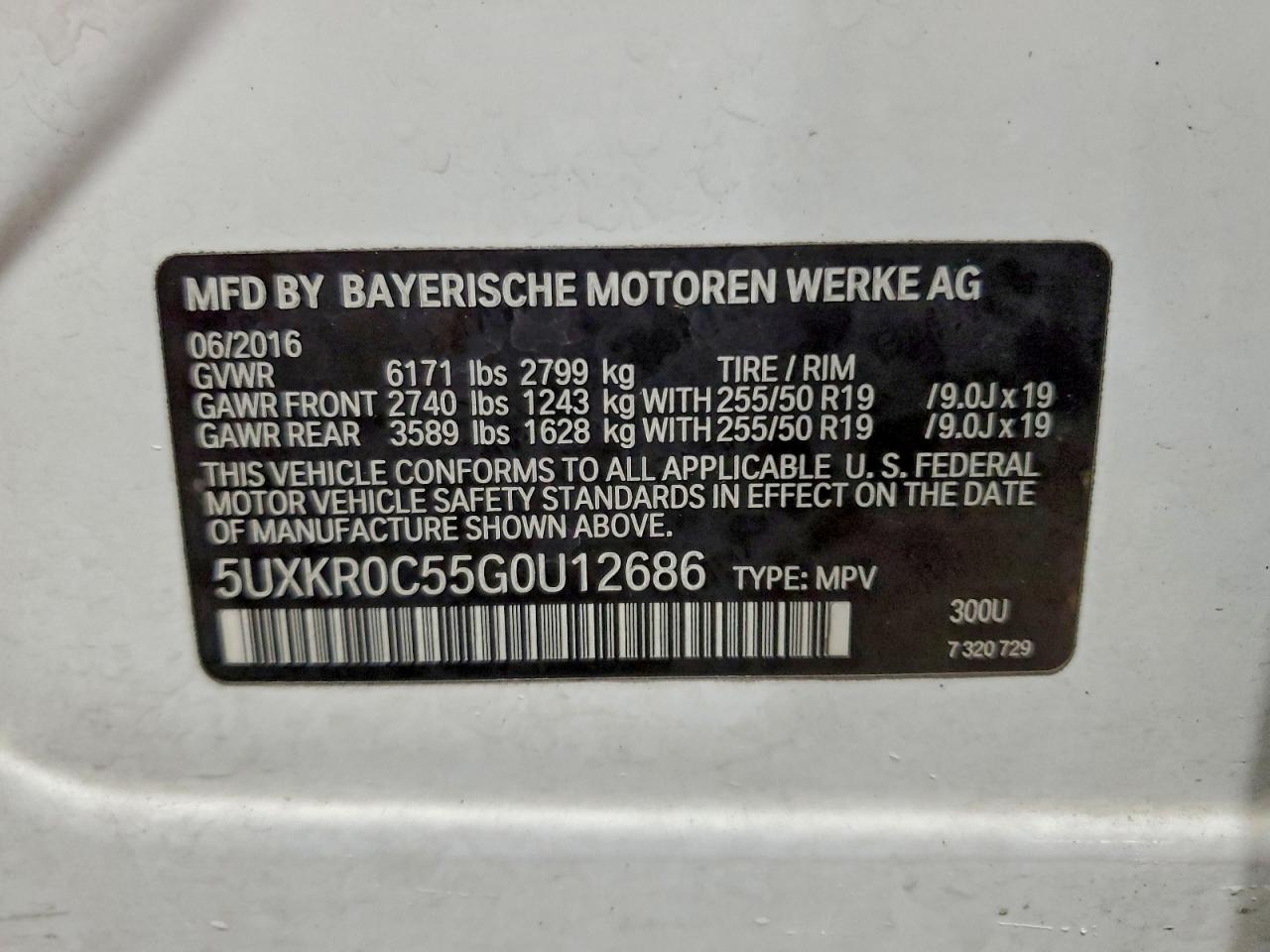 2016 BMW X5 XDRIVE35I photo 13