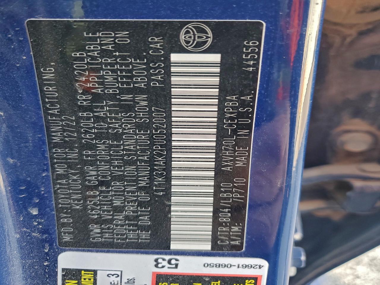 2023 TOYOTA CAMRY XSE photo 13