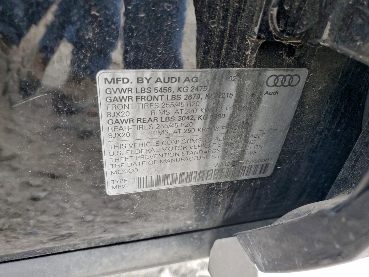 2018 AUDI Q5 PREMIUM PLUS photo 12