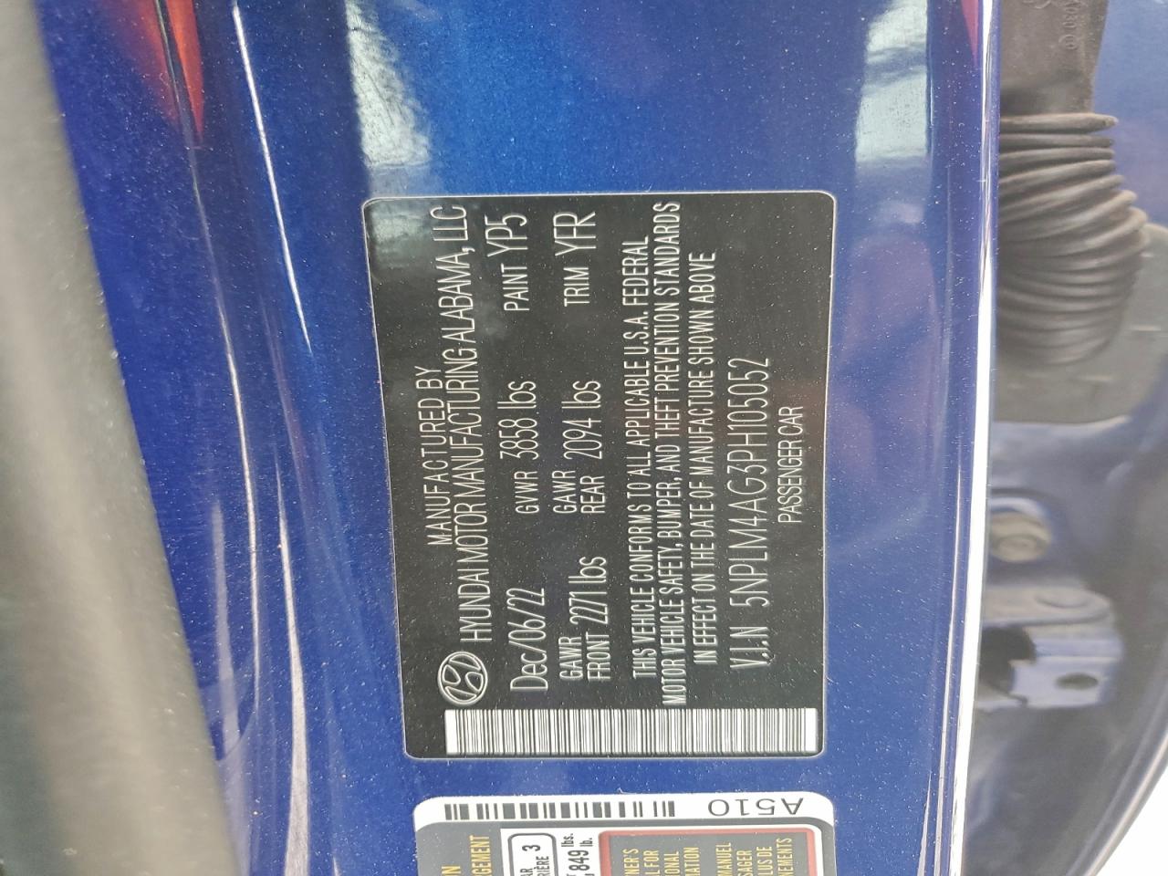 2023 HYUNDAI ELANTRA SEL photo 13