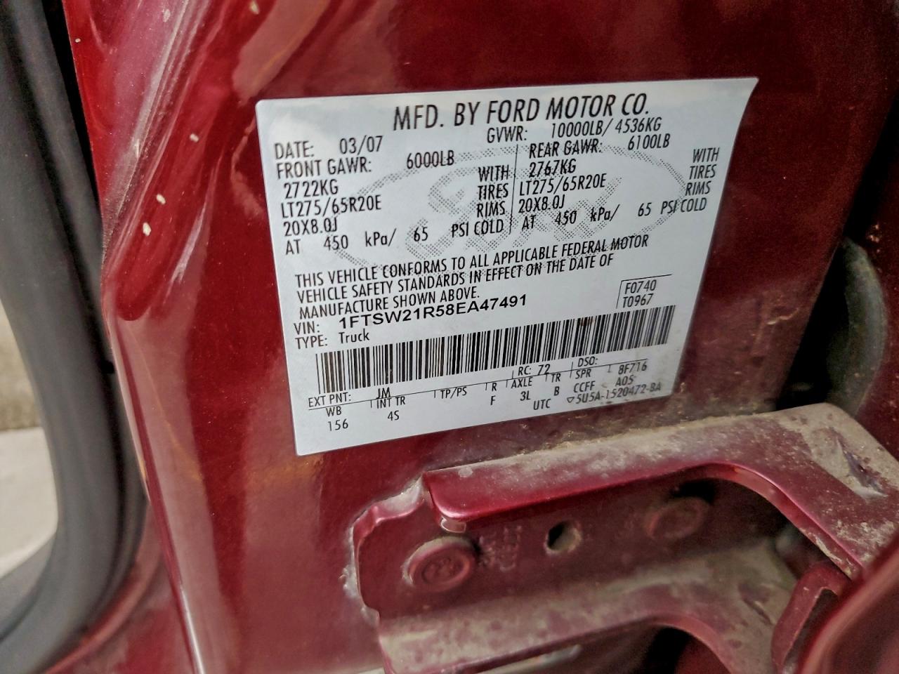 2008 FORD F250 SUPER DUTY photo 12
