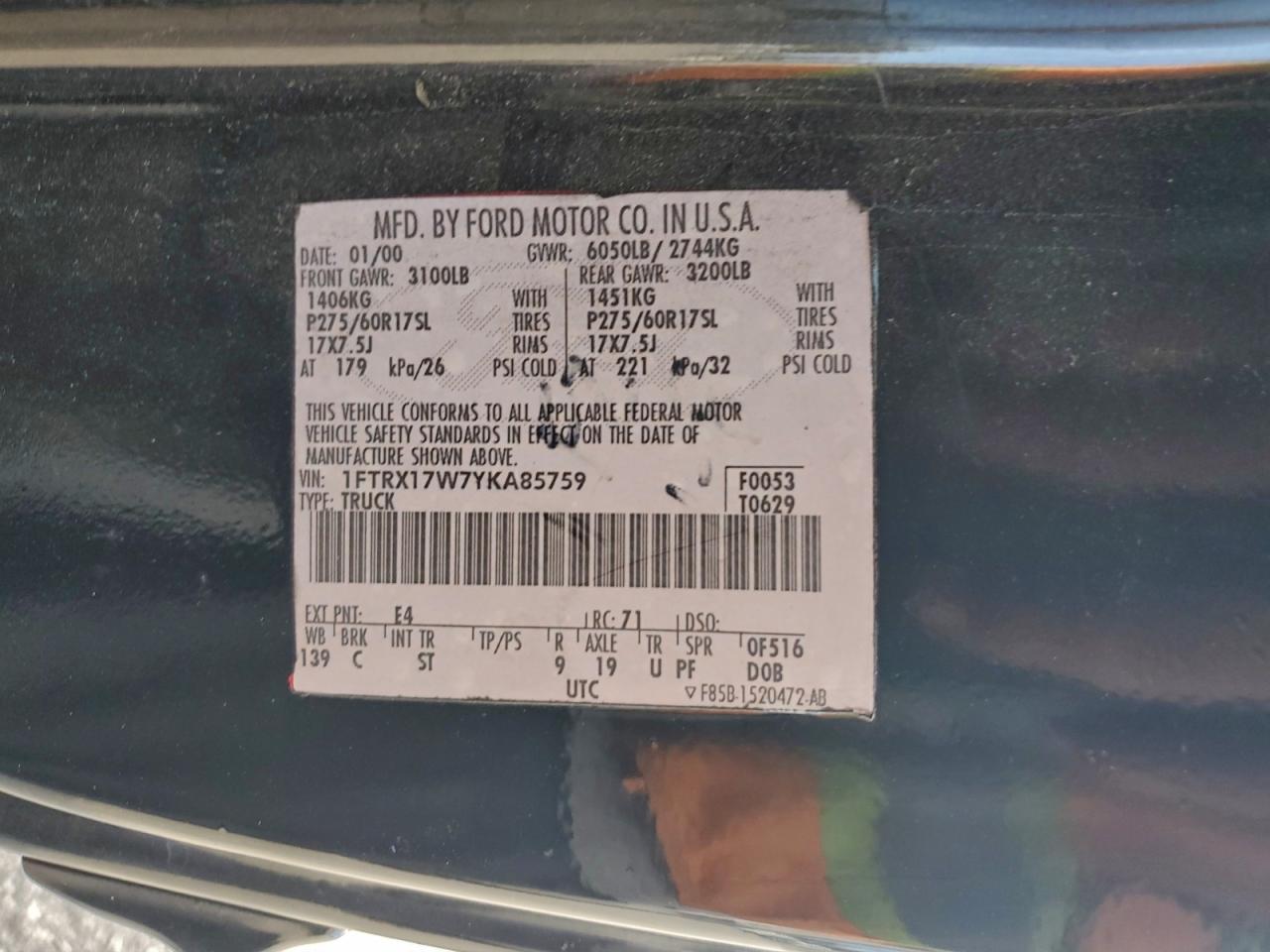 2000 FORD F150 photo 34
