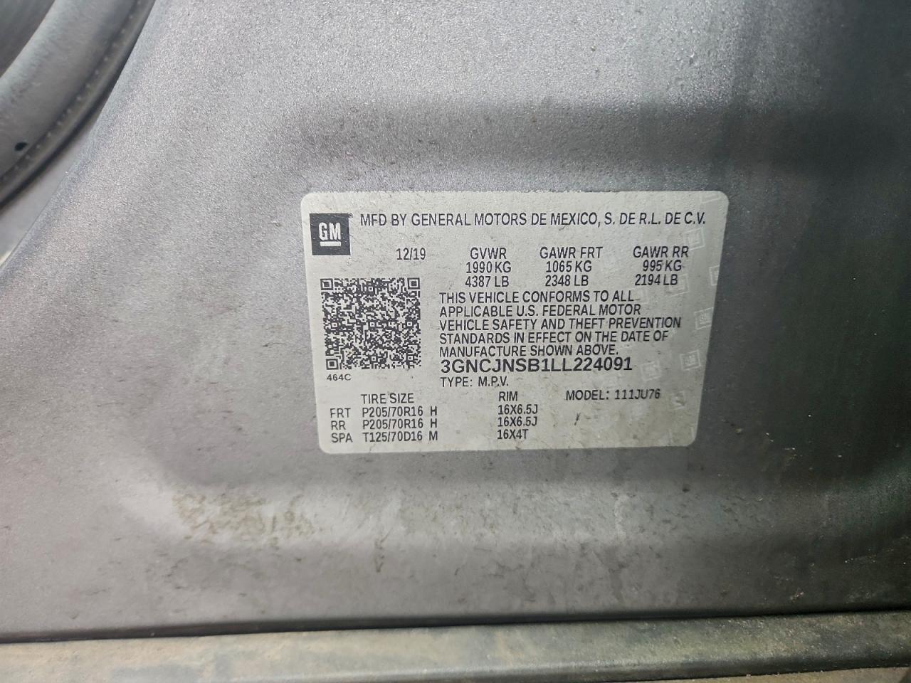 2020 CHEVROLET TRAX LS photo 23