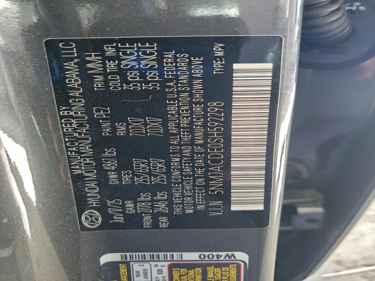 2025 HYUNDAI TUCSON SE photo 13