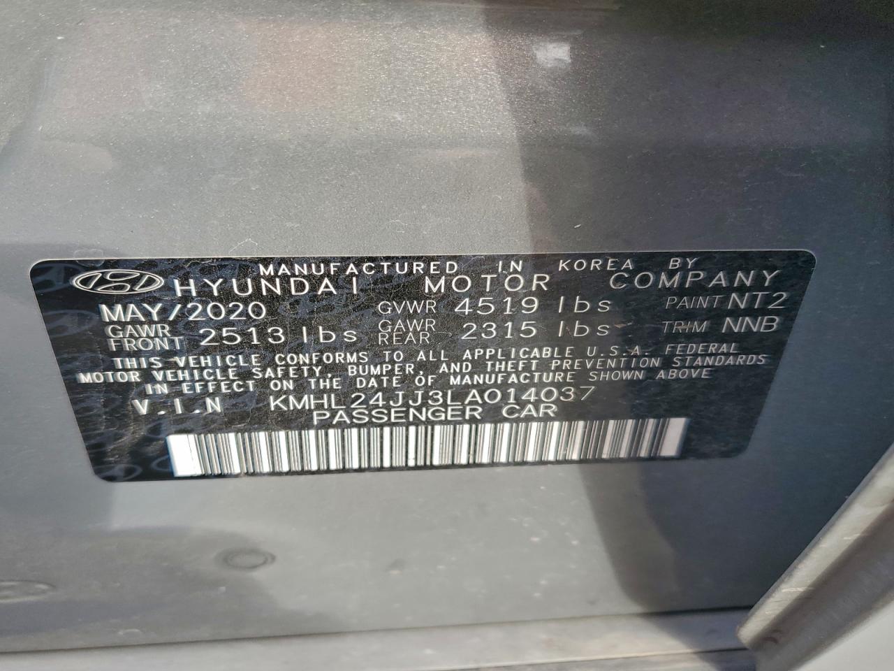 2020 HYUNDAI SONATA HYBRID photo 23