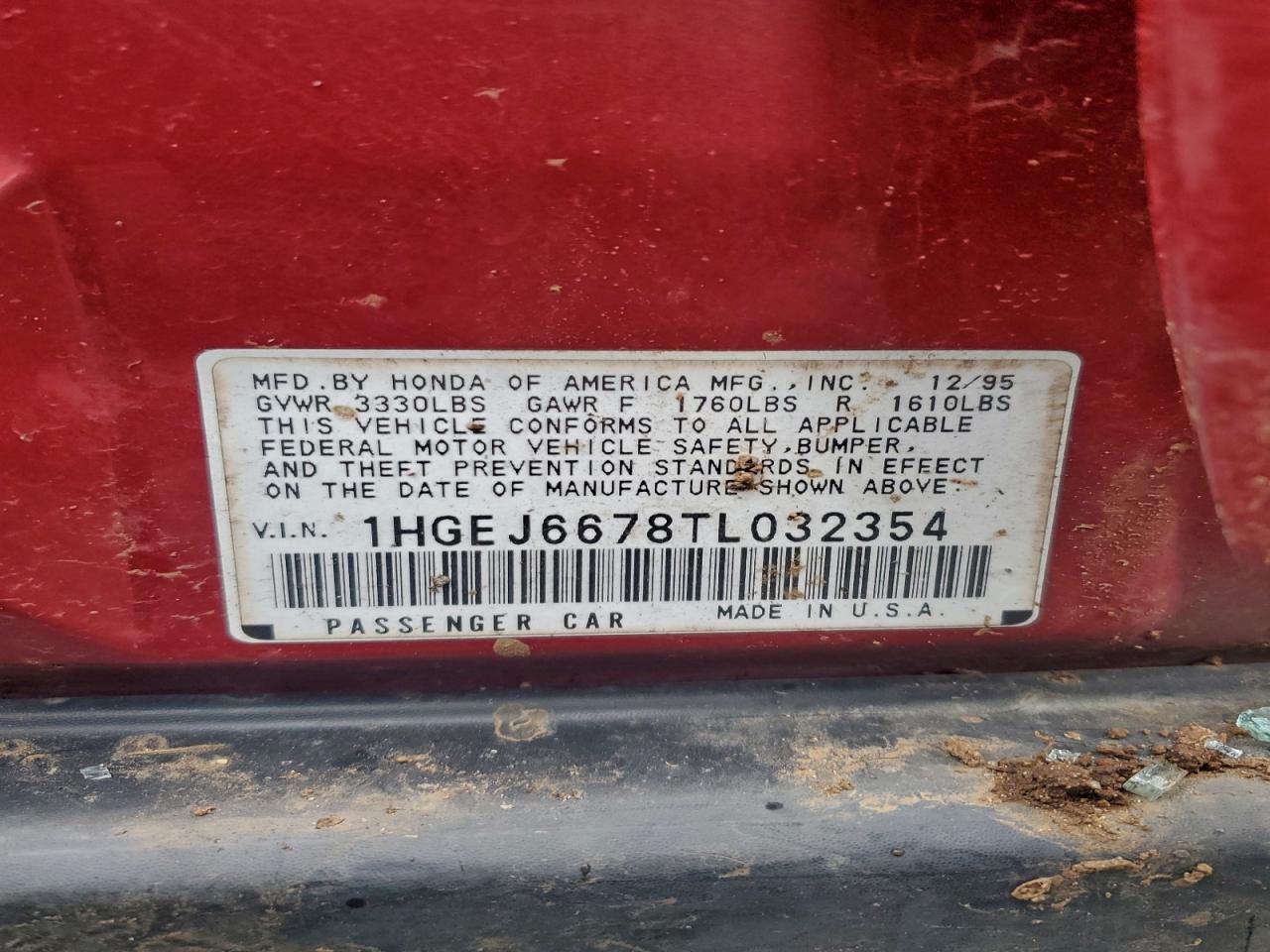 1996 HONDA CIVIC LX photo 25