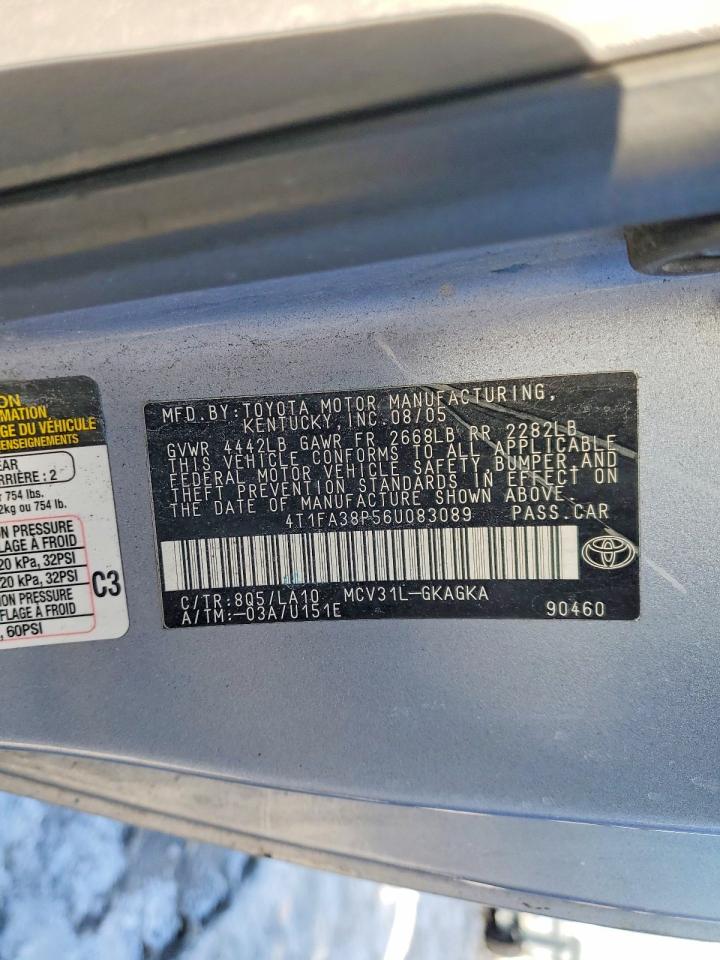 2006 TOYOTA CAMRY SOLARA SE photo 25