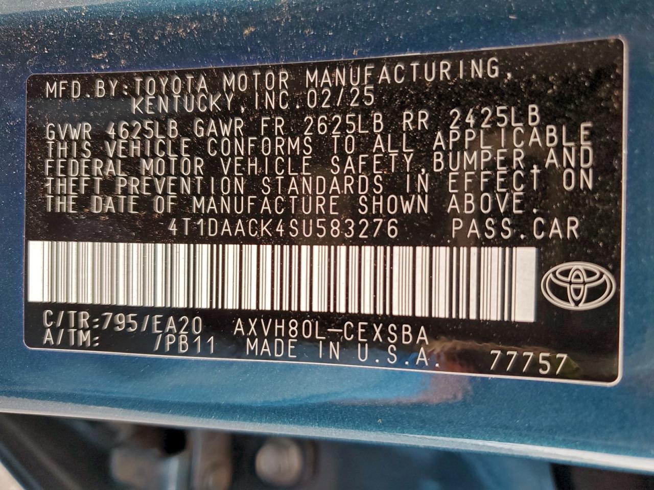 2025 TOYOTA CAMRY photo 37