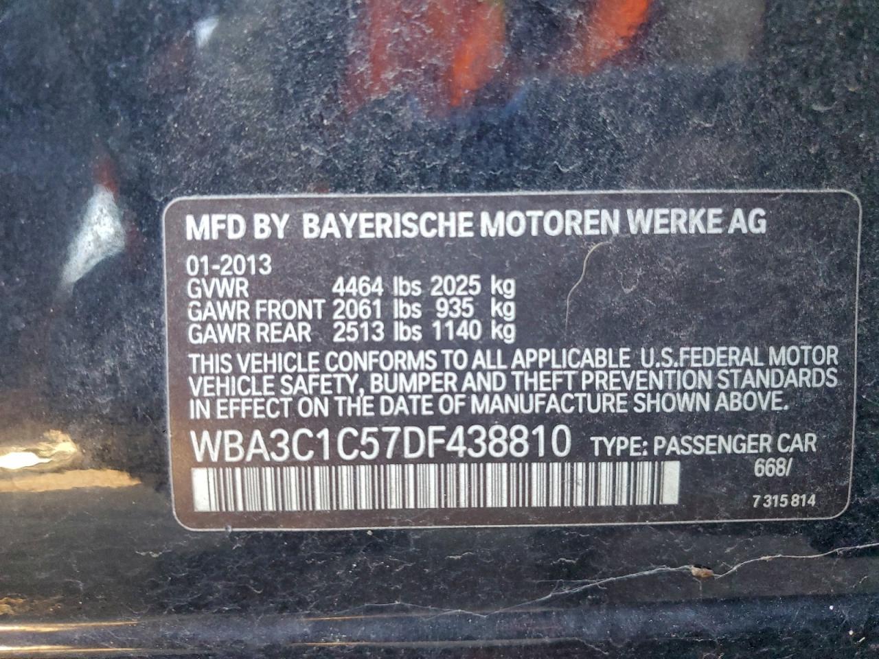 2013 BMW 328 I SULEV photo 12