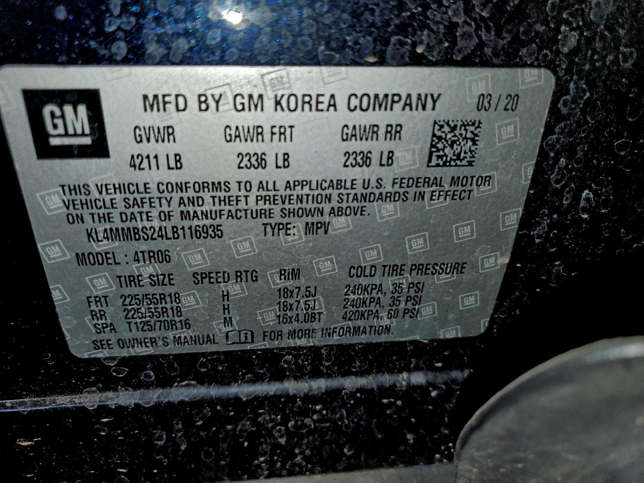 2020 BUICK ENCORE GX PREFERRED photo 23