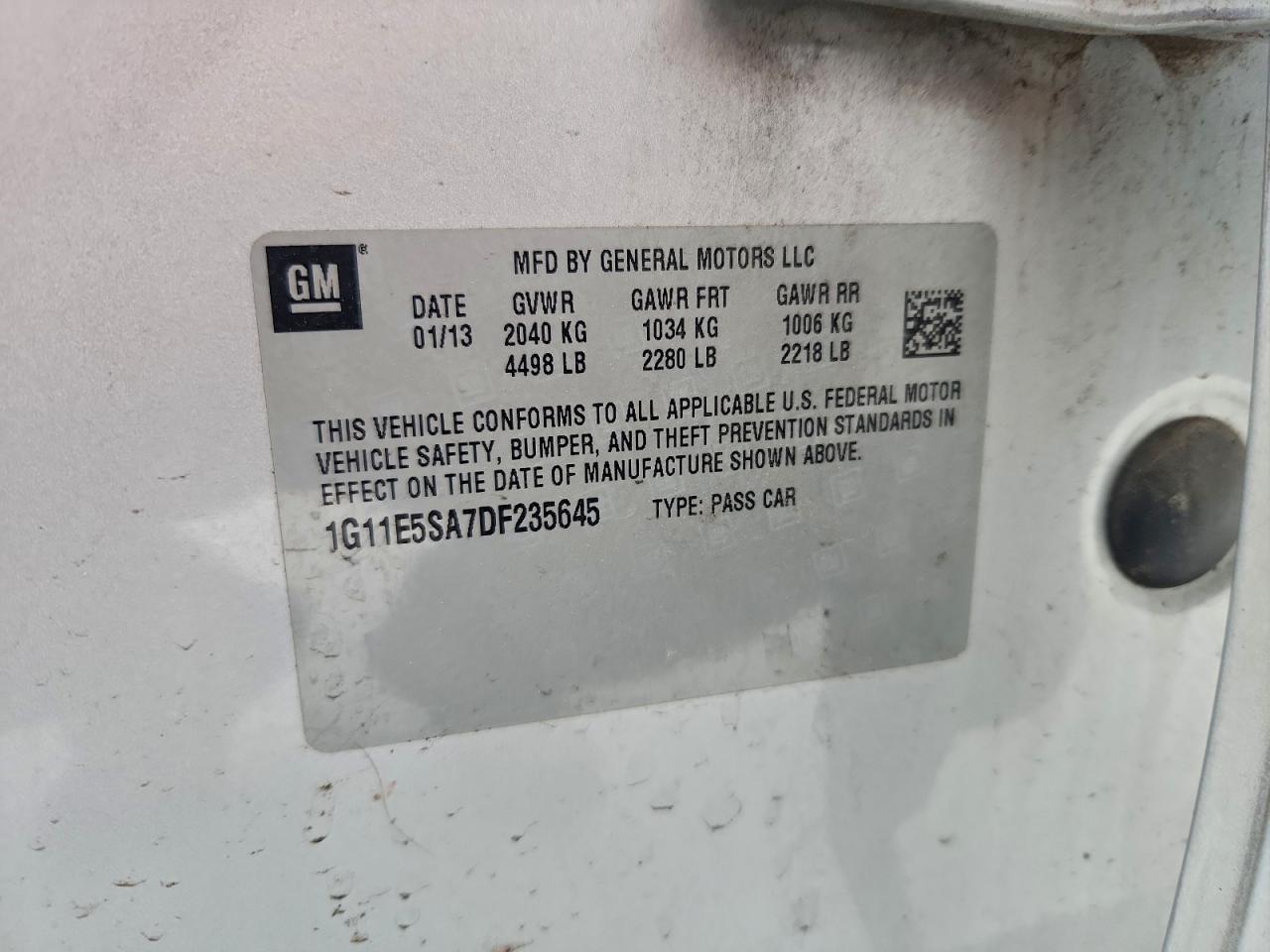 2013 CHEVROLET MALIBU 2LT photo 25