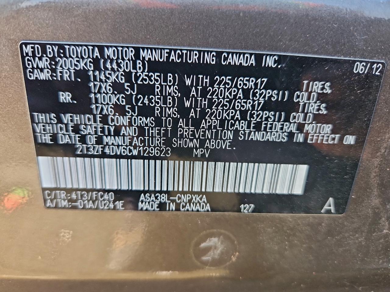 2012 TOYOTA RAV4 photo 25