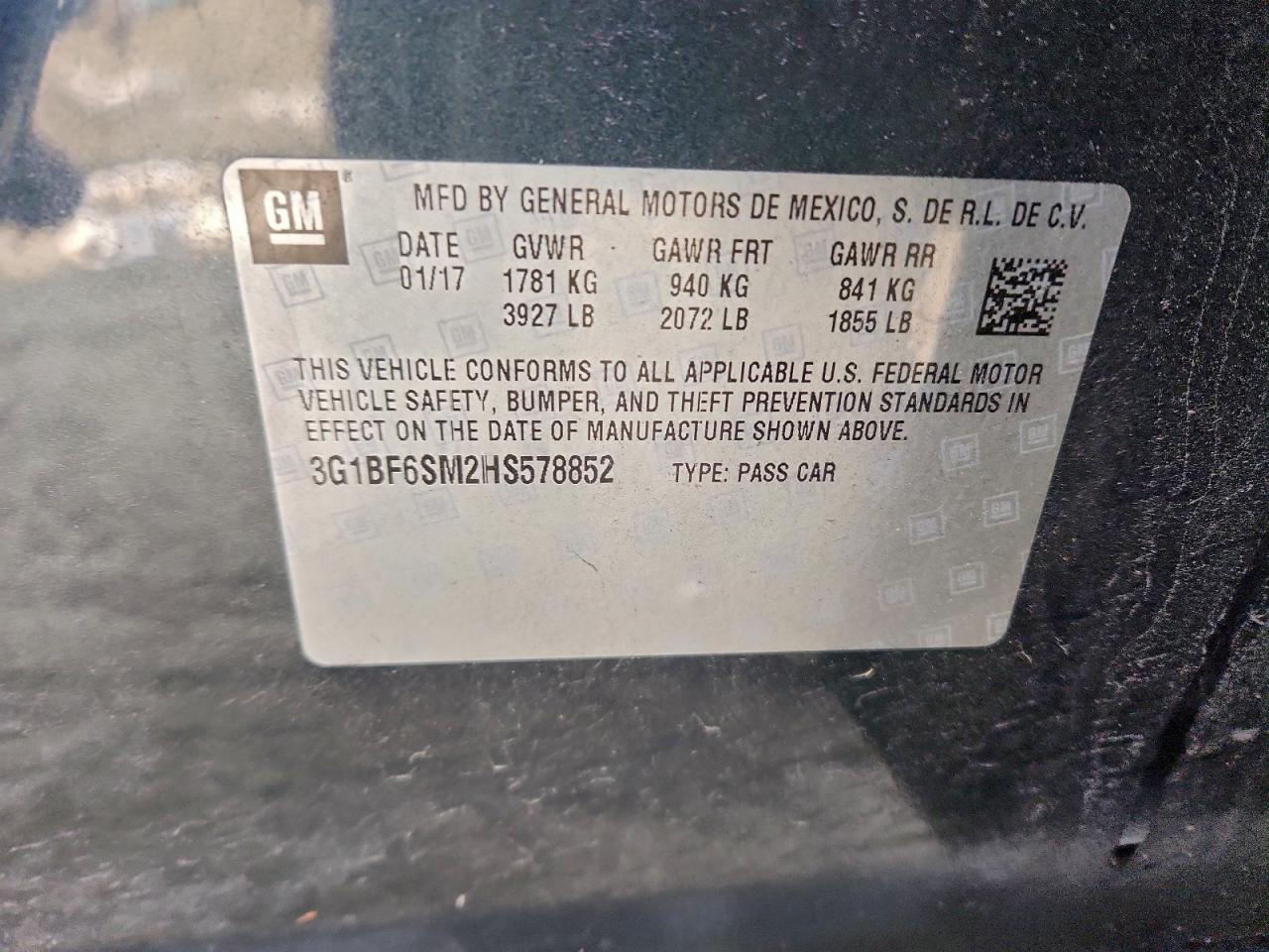 2017 CHEVROLET CRUZE PREMIER photo 34