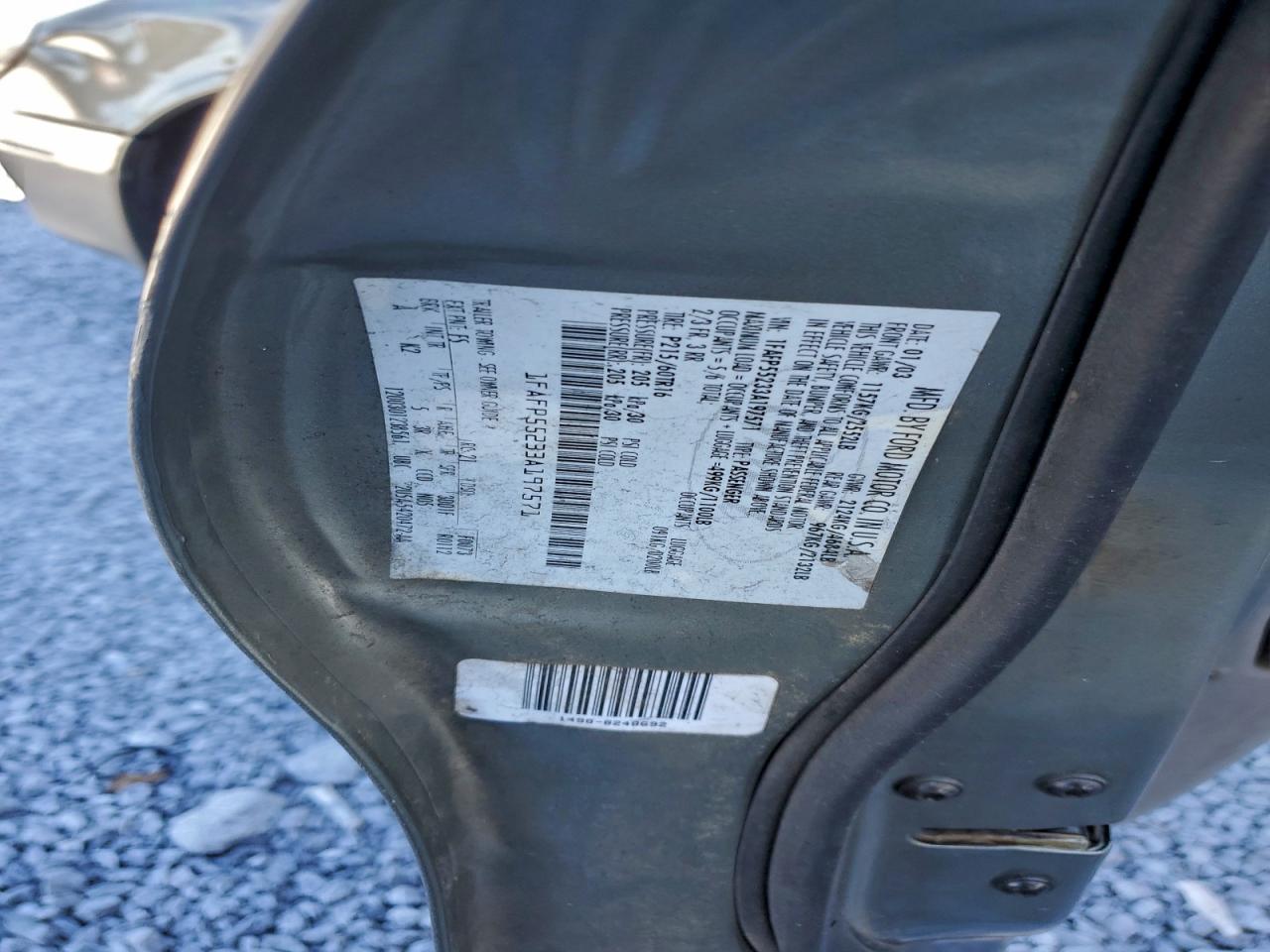 2003 FORD TAURUS SES photo 12