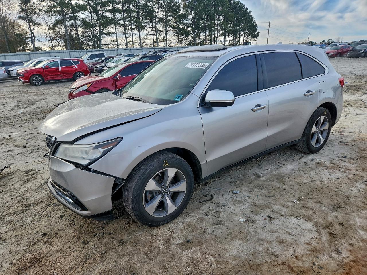 2015 ACURA MDX — FRONT END damage — photo 1