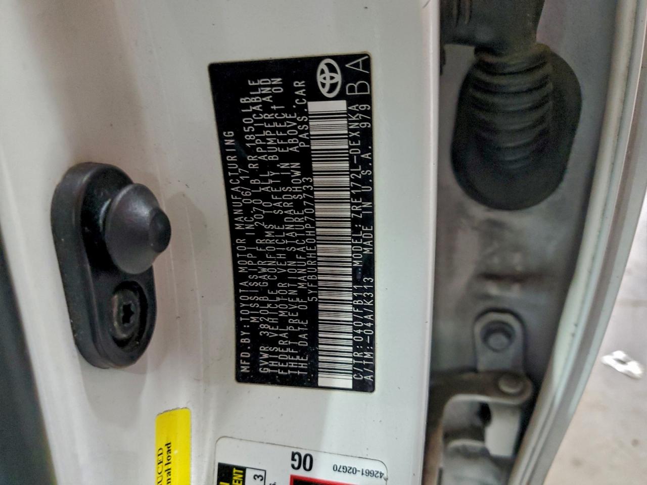 2017 TOYOTA COROLLA L photo 25