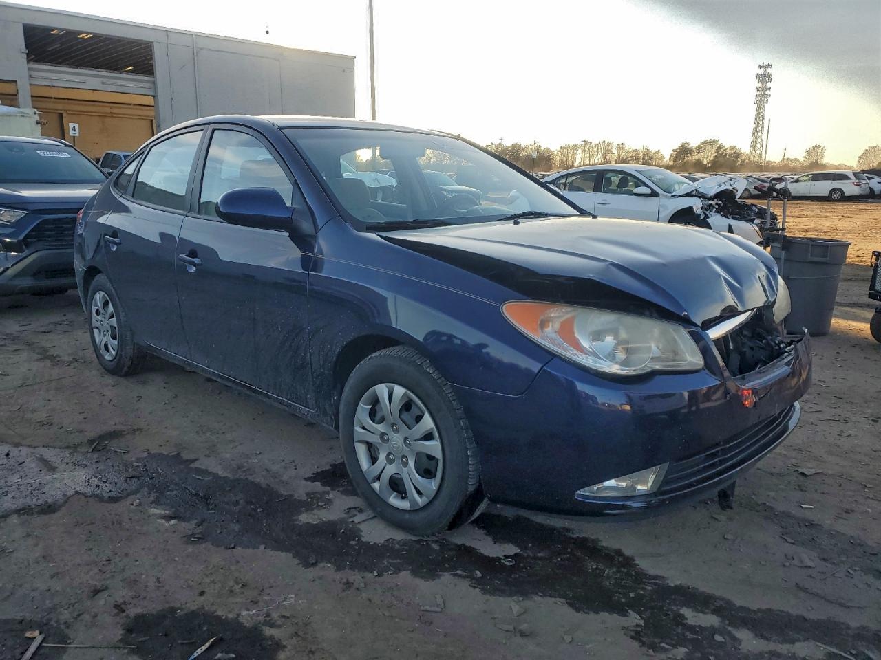 2010 HYUNDAI ELANTRA BLUE photo 4