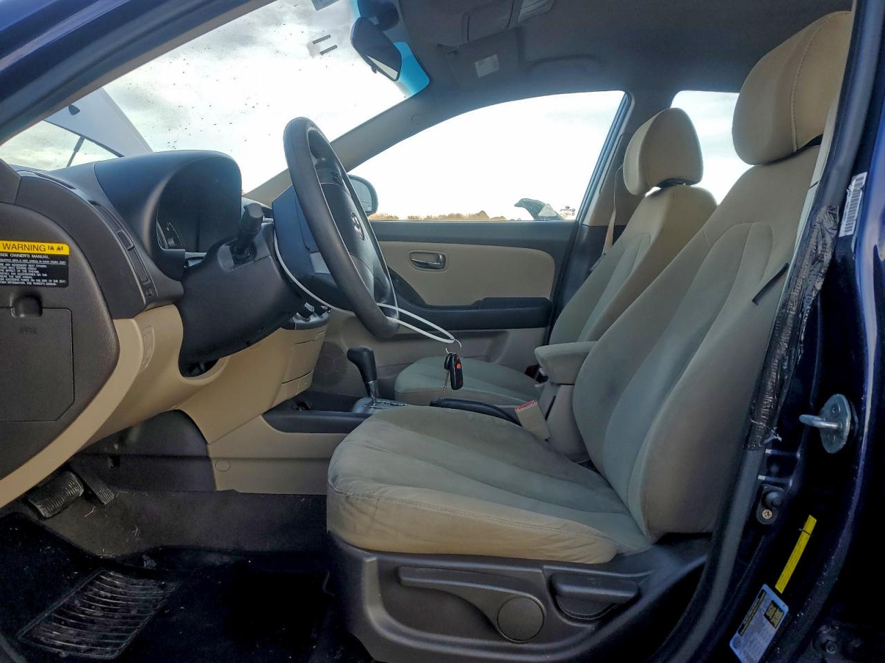2010 HYUNDAI ELANTRA BLUE photo 7