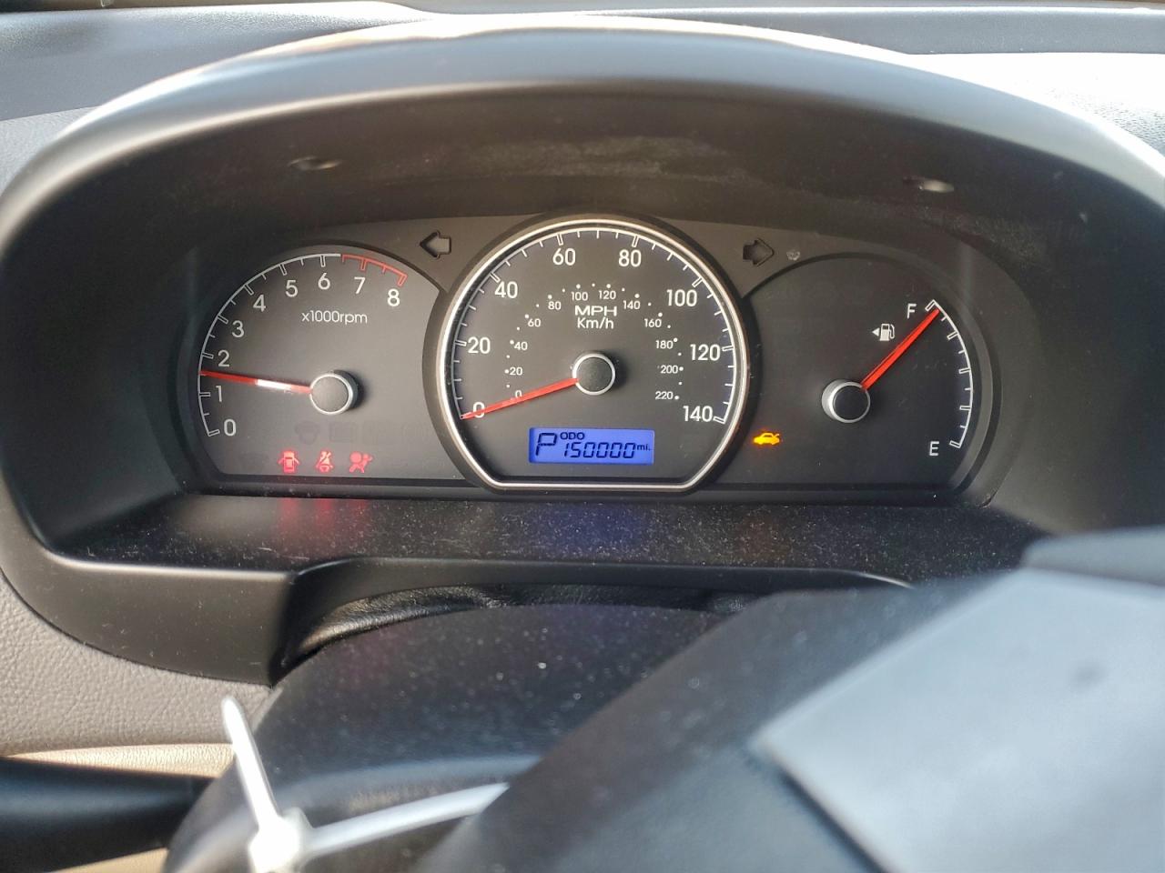 2010 HYUNDAI ELANTRA BLUE photo 9