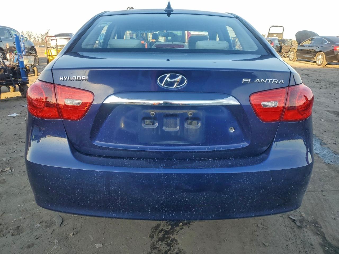 2010 HYUNDAI ELANTRA BLUE photo 6