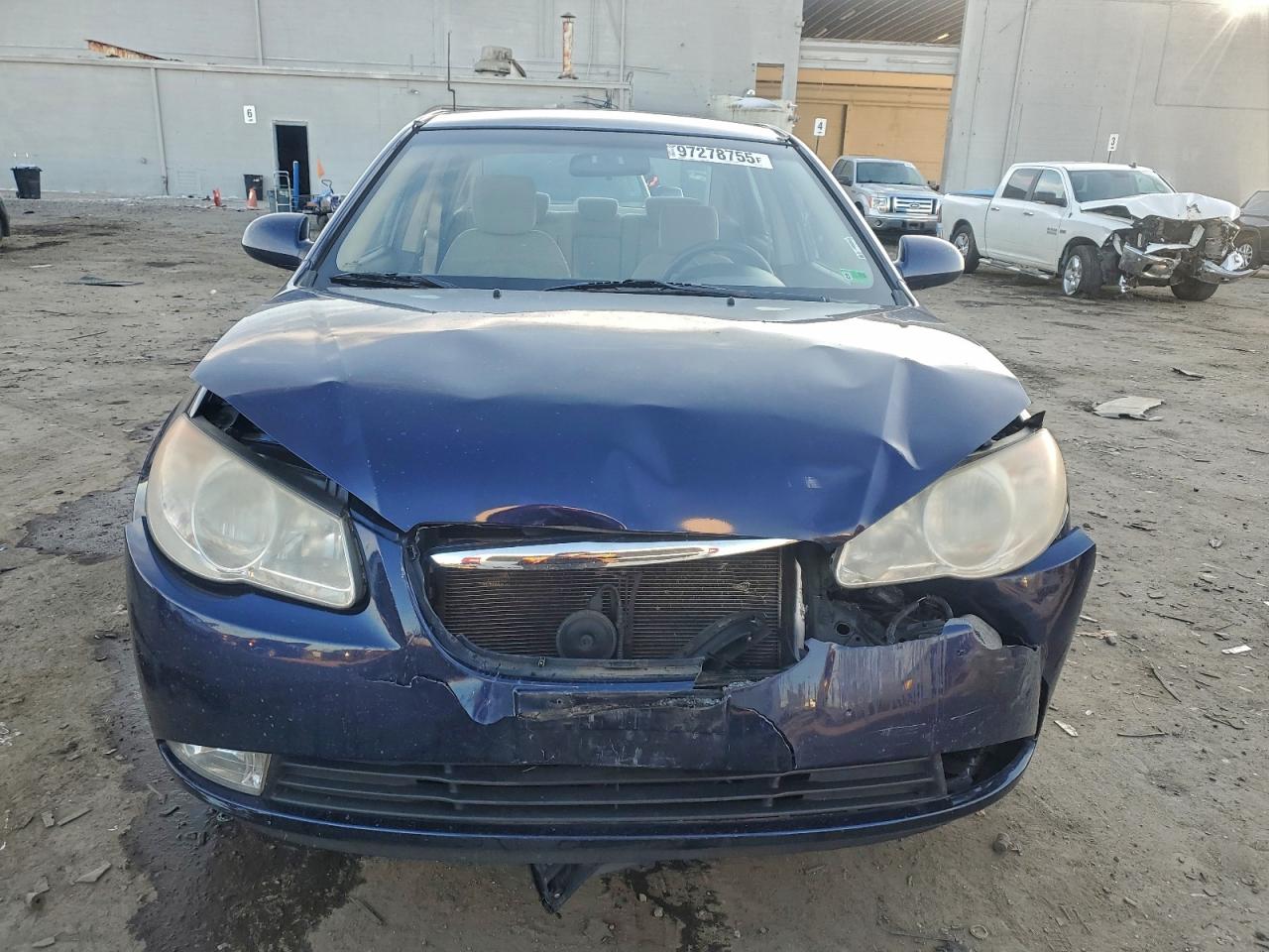 2010 HYUNDAI ELANTRA BLUE photo 5